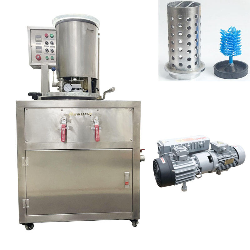 304 Stainless Steel Vacuum Mini Investment Mixer Gypsum Powder Mixing Equipment for Jewelry Lost Wax Casting