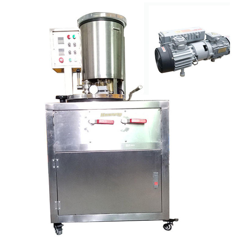 304 Stainless Steel Vacuum Mini Investment Mixer Gypsum Powder Mixing Equipment for Jewelry Lost Wax Casting