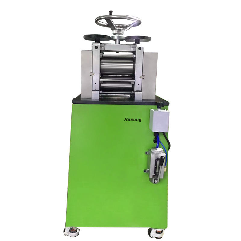 4KW Gold Silver Copper Sheet Rolling Mill 5.5HP Single Speed Metal Tablet Rolling Machine