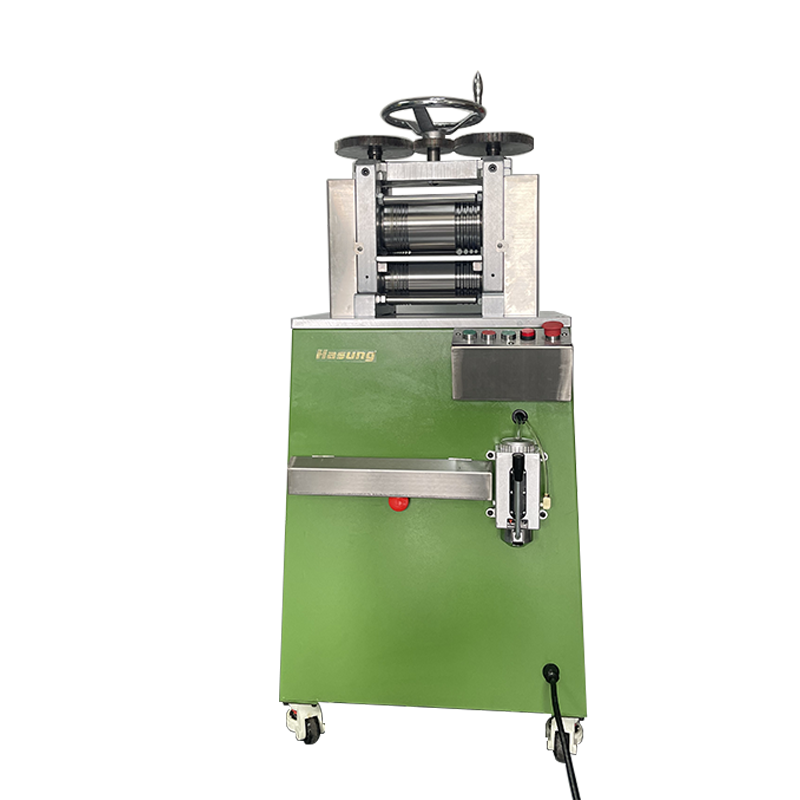 4KW Gold Silver Copper Sheet Rolling Mill 5.5HP Single Speed Metal Tablet Rolling Machine