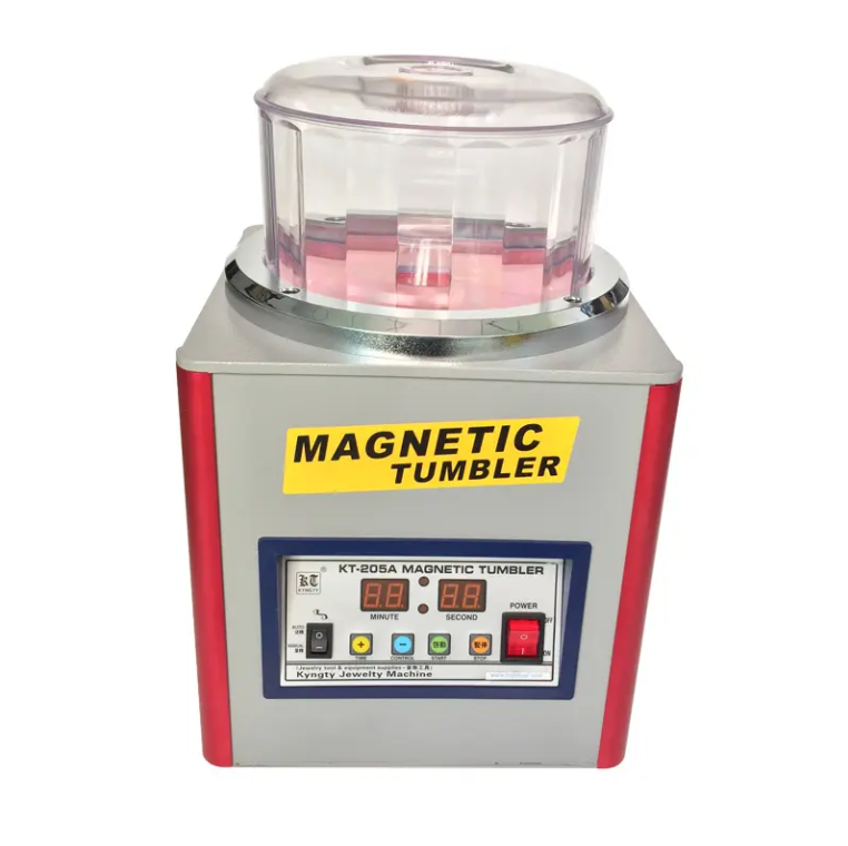 Hasung Magnetic Tumbler Polisher Equipment for Metals Coins Bars Jewelry Buffing and Polishing