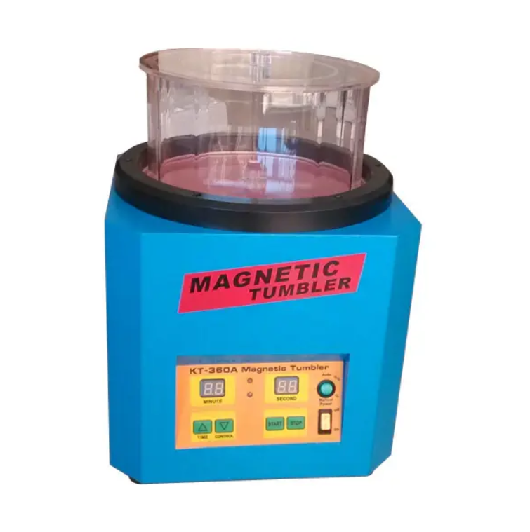 Hasung Magnetic Tumbler Polisher Equipment for Metals Coins Bars Jewelry Buffing and Polishing