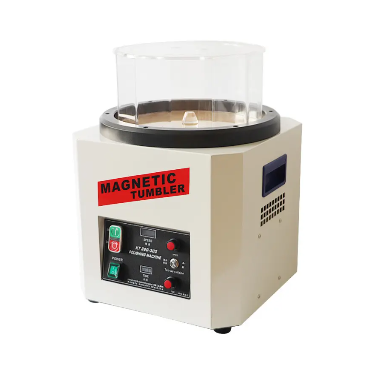 Hasung Magnetic Tumbler Polisher Equipment for Metals Coins Bars Jewelry Buffing and Polishing