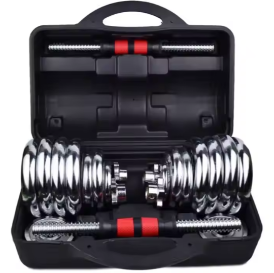 Adjustable Dumbbell Set, Dumbbell Barbell 3 in 1, 30 KG, 50 KG