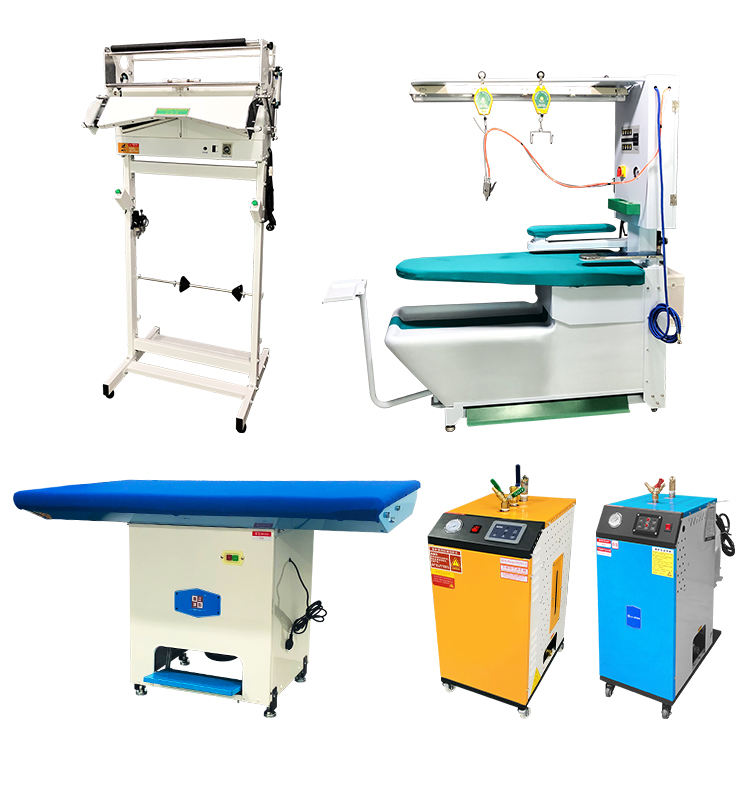 Commercial Laundry Equipments with Steam Laundry Press Ironing Table