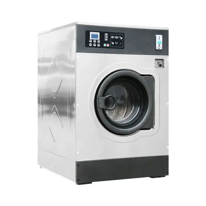 Commercial Laundry Equipment 12kg Self Service Coin Operated Washer Machine for Dry Cleaning Shop