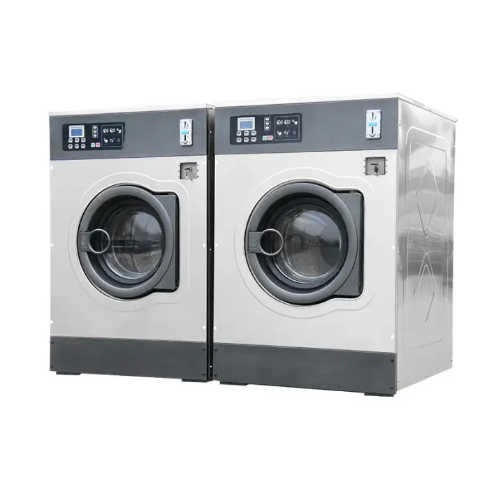 Commercial Laundry Equipment 12kg Self Service Coin Operated Washer Machine for Dry Cleaning Shop