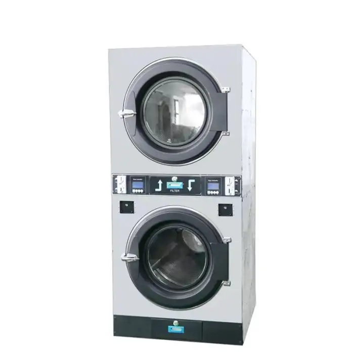 15kg Dryer Machine for Laundromat Commercial Coin Stacked Laundry Dryer Machine