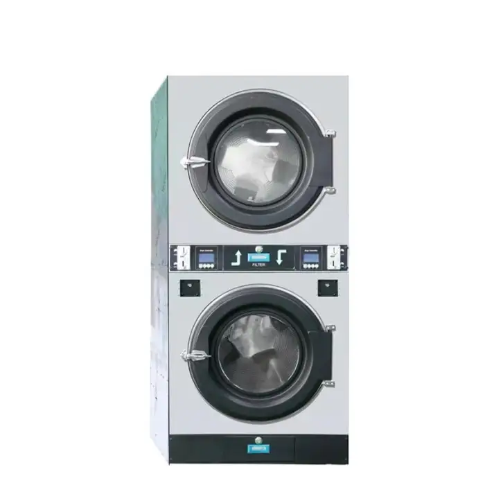 15kg Dryer Machine for Laundromat Commercial Coin Stacked Laundry Dryer Machine