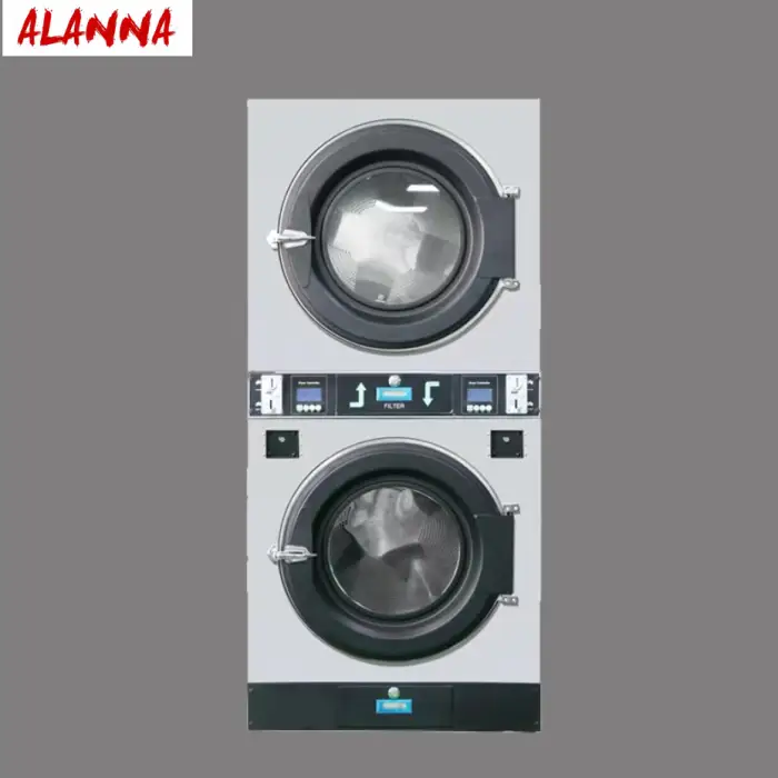 15kg Dryer Machine for Laundromat Commercial Coin Stacked Laundry Dryer Machine