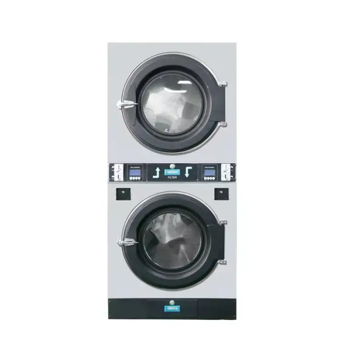 15kg Dryer Machine for Laundromat Commercial Coin Stacked Laundry Dryer Machine