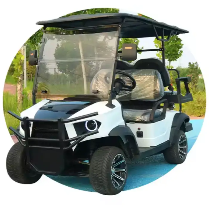 4 Seater Golf Carts Electric Power  Entertainment Car Golf Cart