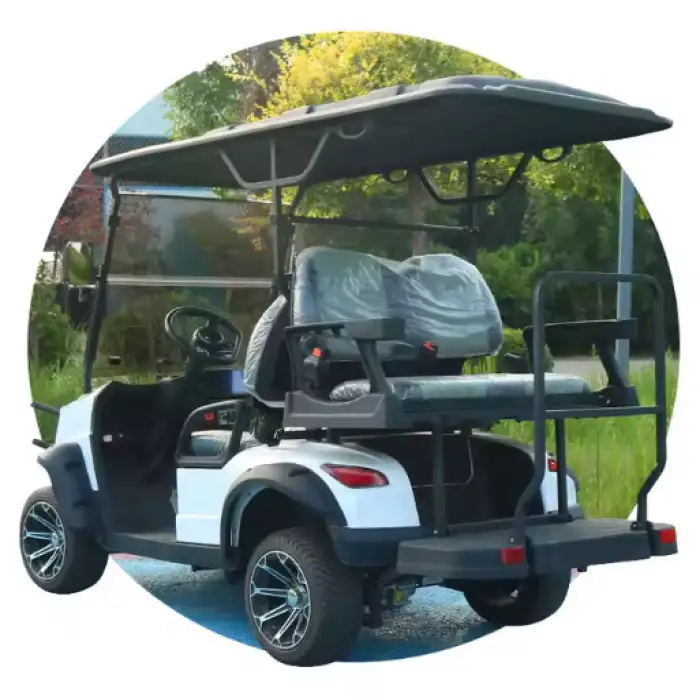 4 Seater Golf Carts Electric Power  Entertainment Car Golf Cart