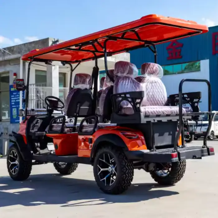 Road Street Legal 48V 72V Lithium Battery Carts Car Buggy 4 6 Seater Electric Golf Carts