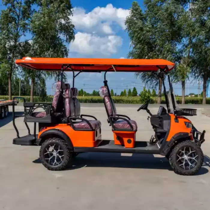 Road Street Legal 48V 72V Lithium Battery Carts Car Buggy 4 6 Seater Electric Golf Carts