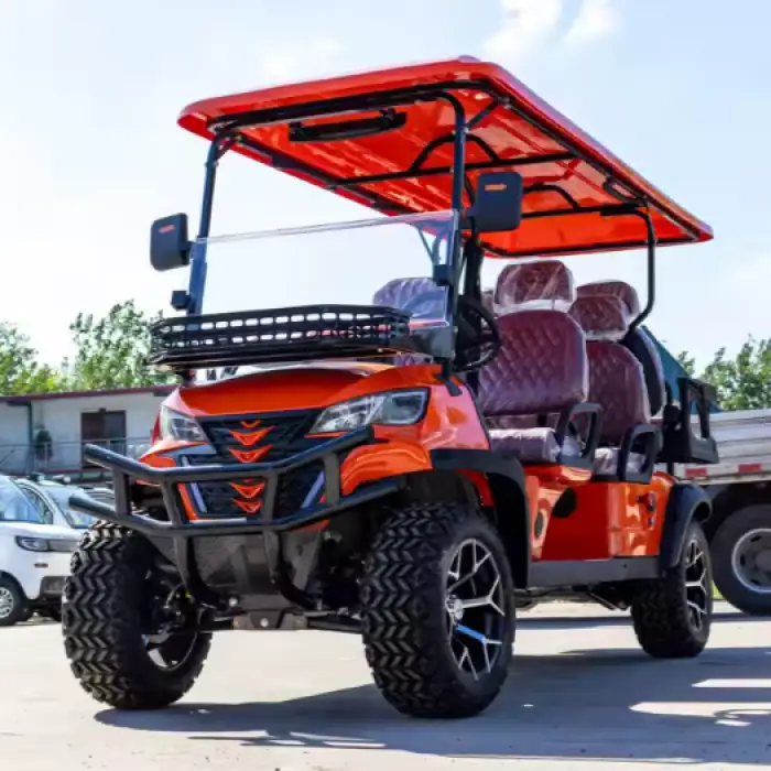 Road Street Legal 48V 72V Lithium Battery Carts Car Buggy 4 6 Seater Electric Golf Carts