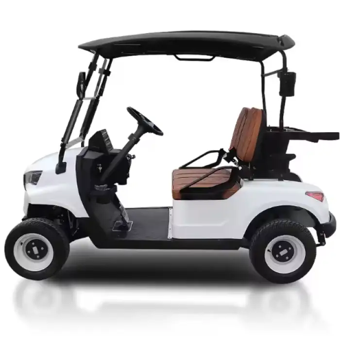 KEYU Electric Golf Cart - 2 Seat Full Size Electric Golf Cart Car with Lithium Battery