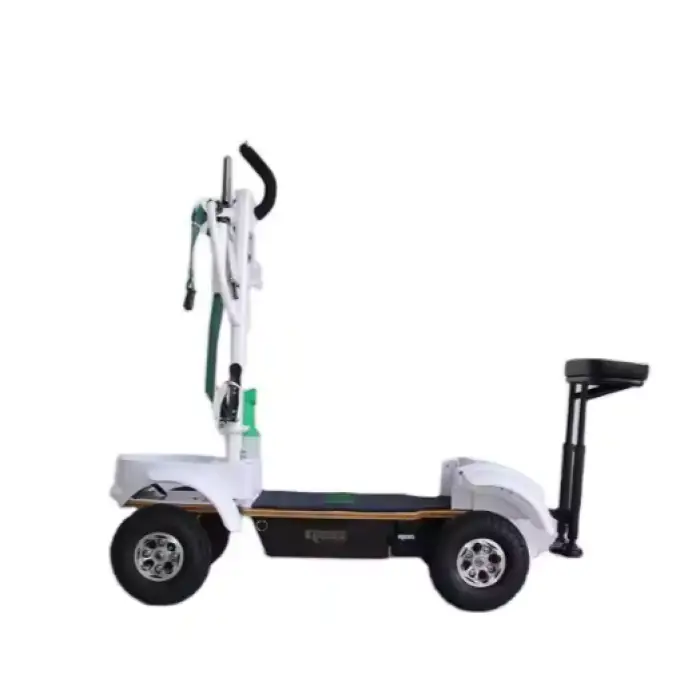 High quality 4 wheel folding collapsible custom logo electric golf push cart trolley carts