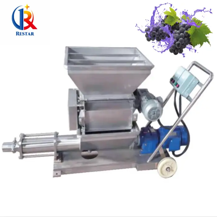 High Efficient Grape Crusher/Grape Destemmer/Grape Thresher Machine Used in Grape Juice And Wine Production