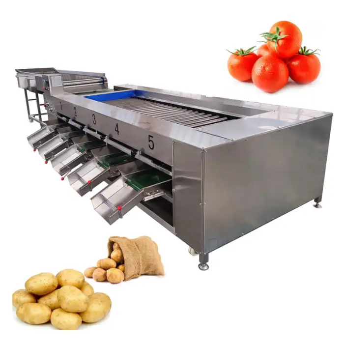 Fruit and vegetable Grape Cherries Onion Potato Size Sorting Machine