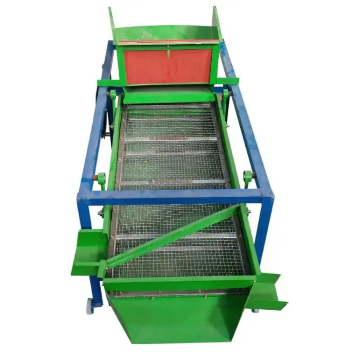 Small Mobile Farm Grain Soybean Winnower Wheat Rice Corn Grape Alfalfa Cleaner Machine Separator Sorting Machine for Sale