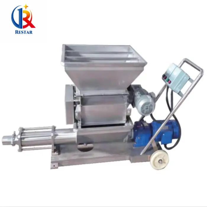 Large Commerical Scale Vibration Type Grape Stem Removing Machine With Screening And Roller Crushing Machine