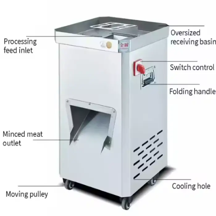 Meat Grinder High-Power Vertical Automatic Large-Scale Enema Machine Meat Filling Machine