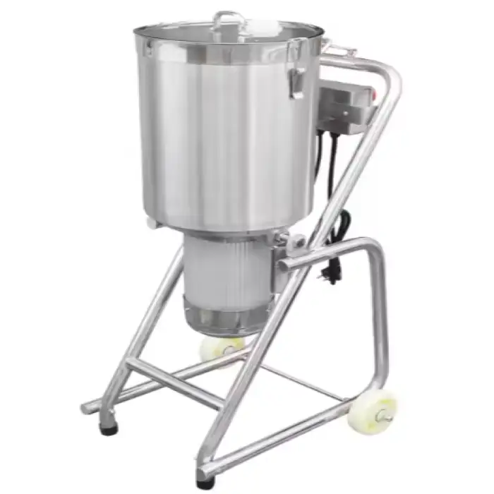 Vertical Household Stainless Steel Fruit And Vegetable Crusher Industrial Electric Large Capacity Chili Meat Mixer Grinder