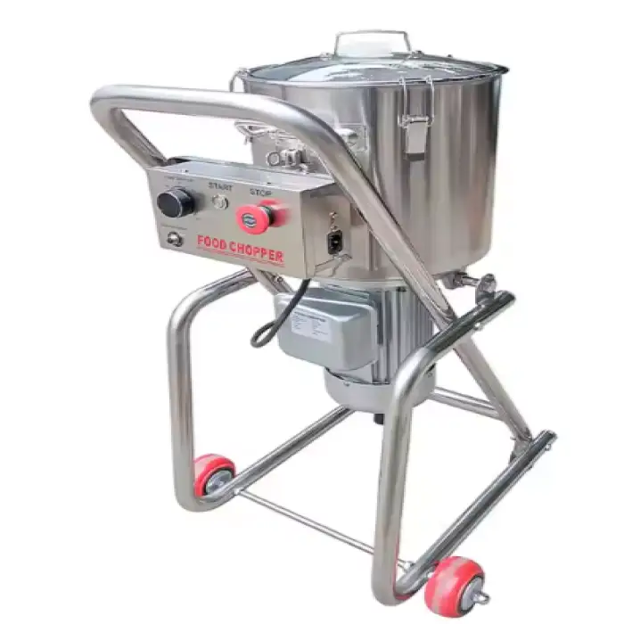 Vertical Household Stainless Steel Fruit And Vegetable Crusher Industrial Electric Large Capacity Chili Meat Mixer Grinder