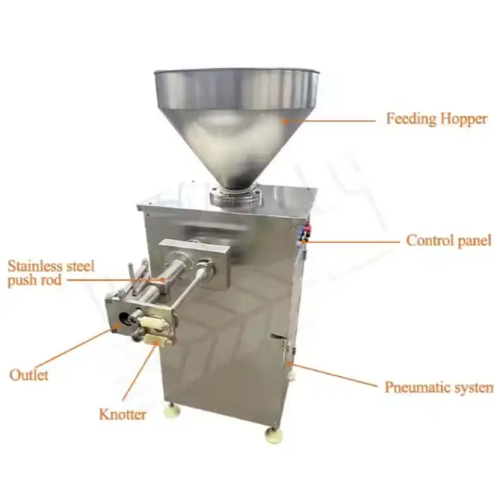 30 Lt Stuffer Filler Trade Meat Mincer Grinder Sausage Maker Maquinas Embutidora De Chorizo