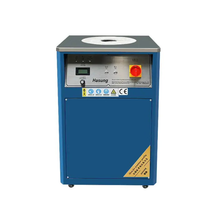 Hasung 5KG Speed Induction Melting Metal Furnace for Gold, Silver, Copper Melting