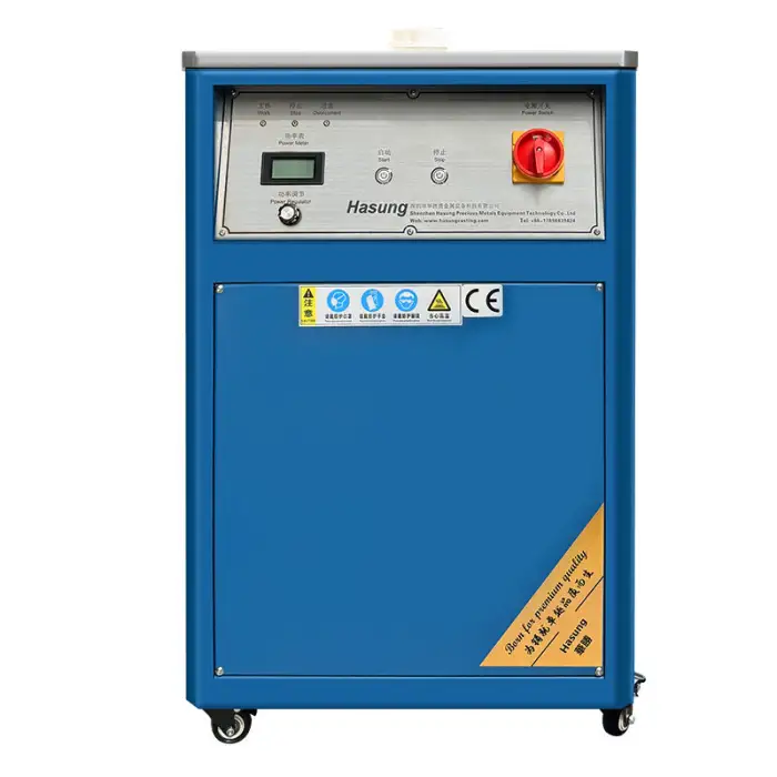 High Temperature Control 1kg Gold Silver Melting Furnace Platinum Melting Machine 2100 Degree