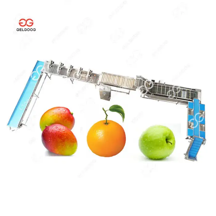 Fruit Cleaner Automatic Apple Washing Sorting And Grading Machine Fruit Washing For Apple Pear Grape Jujube Machine