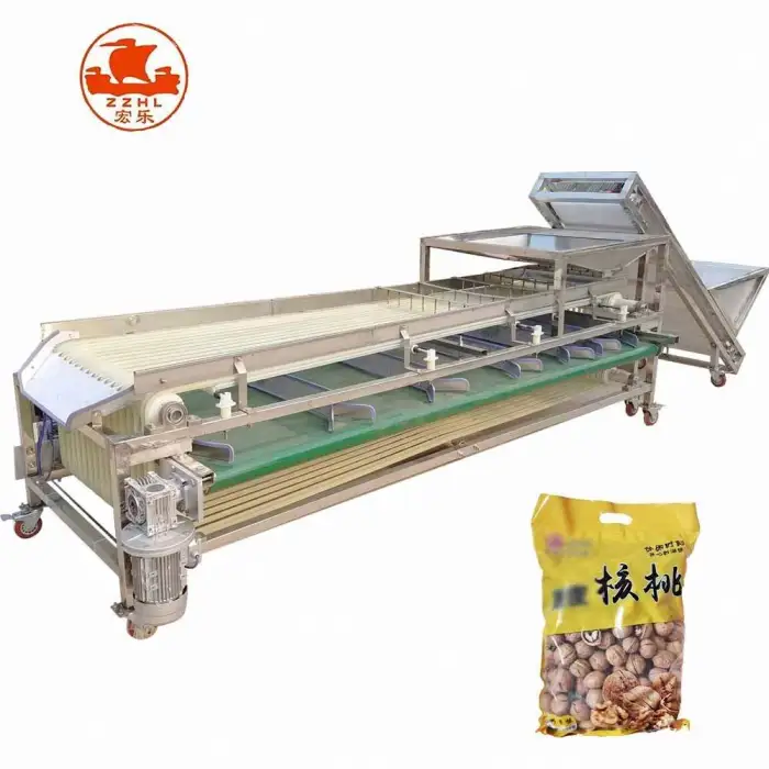 Automated Date Size Sort Conveyor System Passion Fruit Grape Tomato Potato Sorting Machine Sorter Machine