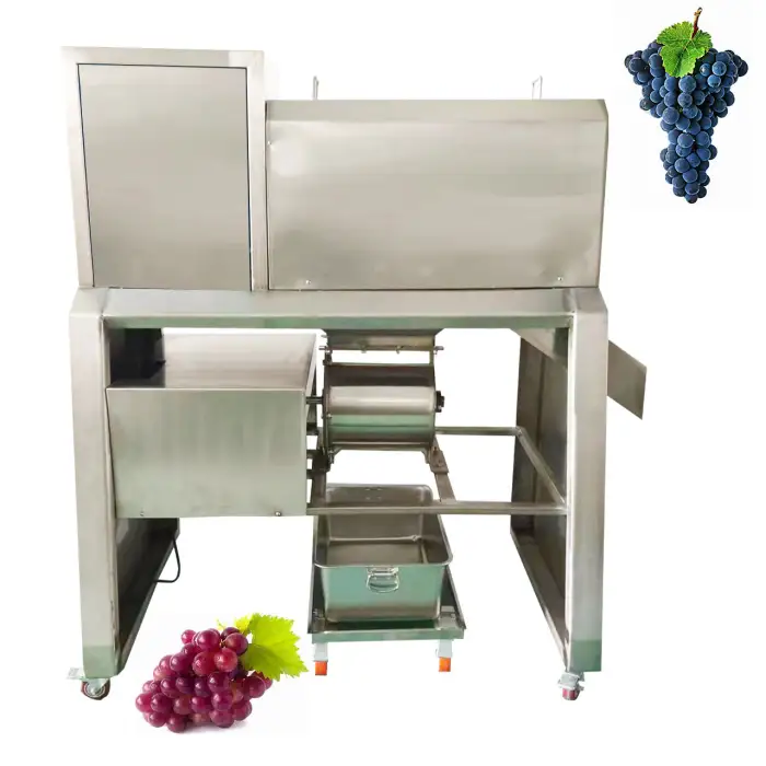 Commercial Electric Grape Thresher, Large Number Of Grape Crushers And Separators For Wineries