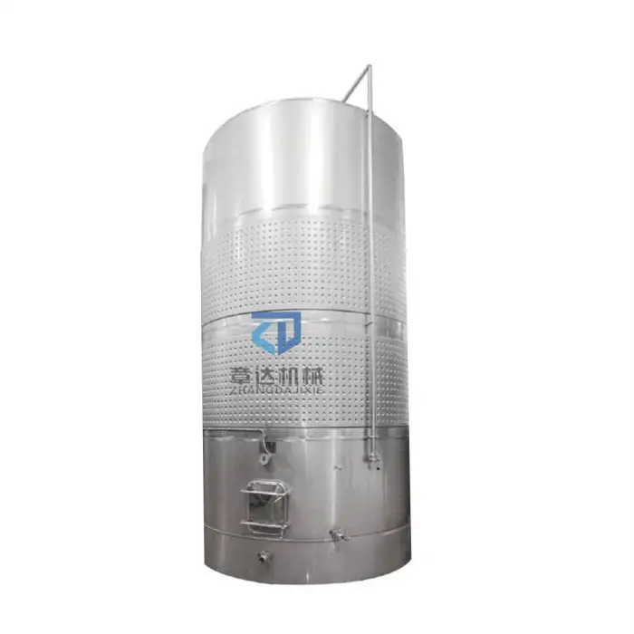 Jacketed Fermenting Equipment Steel Stainless Beverage Vessel Dry Red Wine Fermenter 1000l