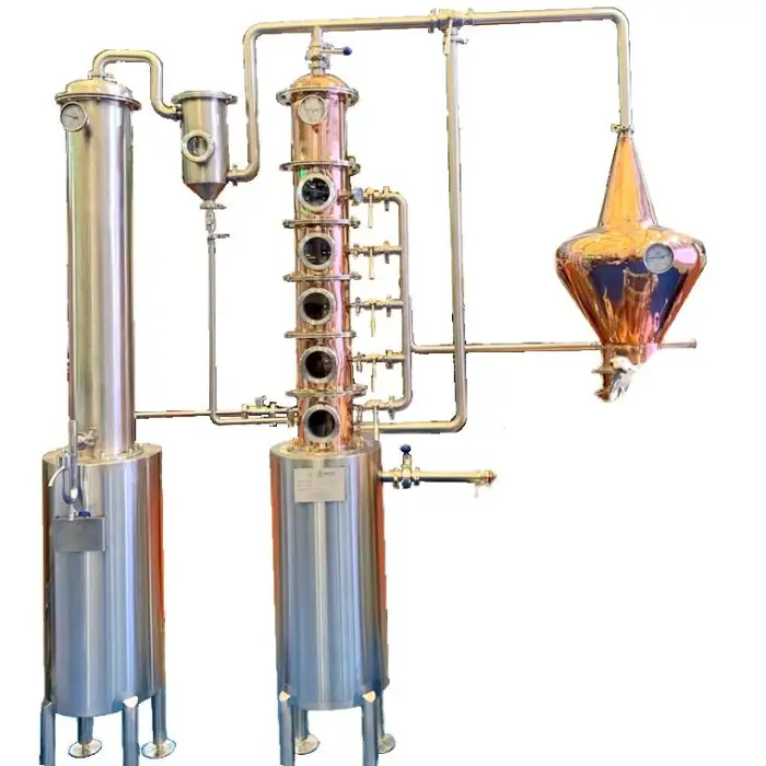 Gin Make Machine 50L 100L 150L 200L 300L Stills Distillery Copper Distillation Equipment/Gin/Vodka/Whisky Distiller/Distillery