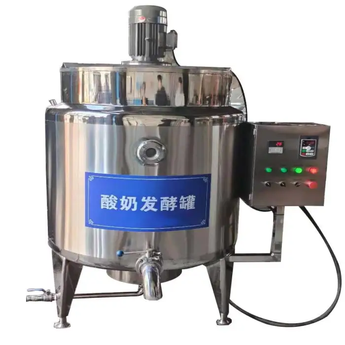 500L Fermentation Liquid Detergent Cream Homogenizing Magnetic Mixing Tank Dairy Pasteurization Line Yogurt 5000L Processing