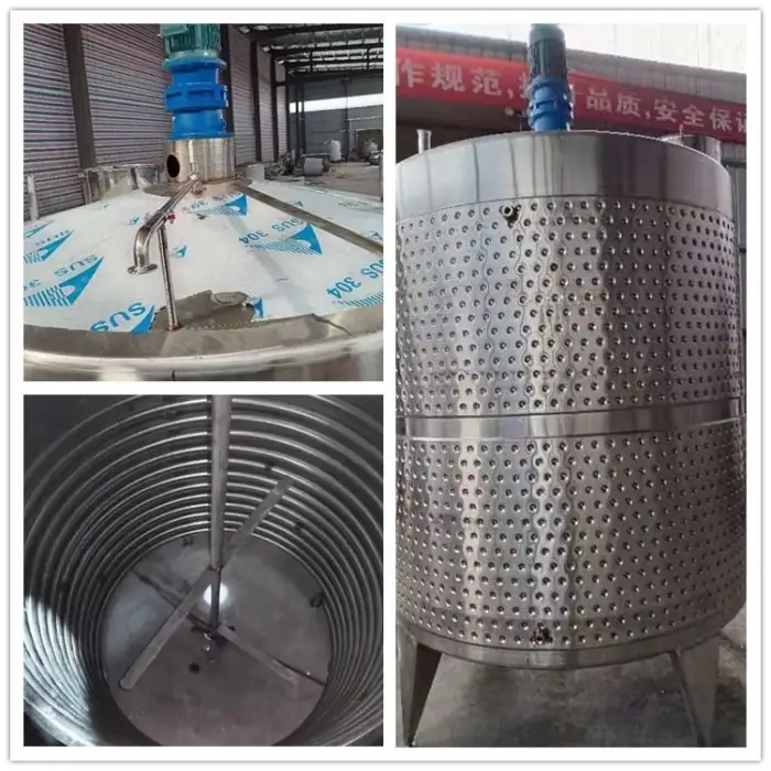 Industrial Soy Sauce Fermented Tank Vinegar Fermentation Machine Wine Fermentation Stainless Steel Tank