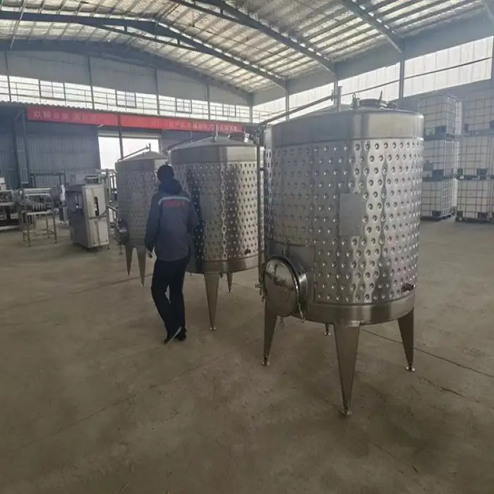 Industrial Soy Sauce Fermented Tank Vinegar Fermentation Machine Wine Fermentation Stainless Steel Tank