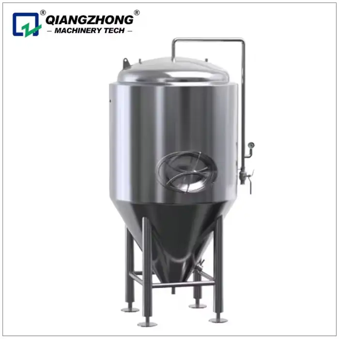 Commercial 1000L Stainless Steel Dimple Jacket Fermenter New Bright Tank for Brewery Beer Wine & Alcohol Processing