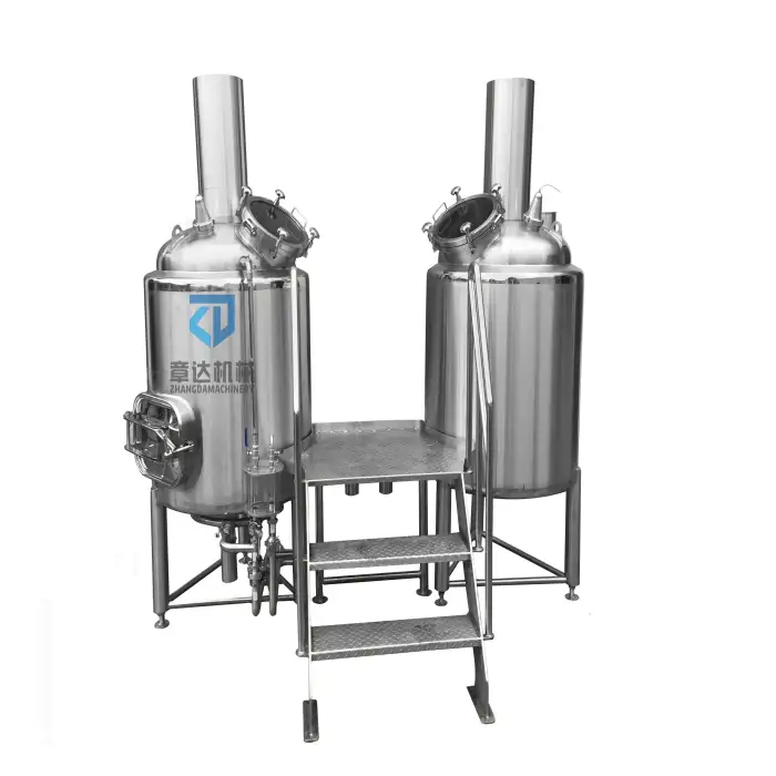 Brewhouse Stainless Steel Beer Fermentation Machine Craft Beer Brewery Equipment Turnkey Project 500L 1000L