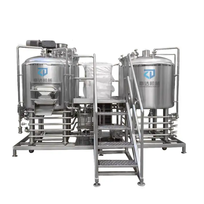 Brewhouse Stainless Steel Beer Fermentation Machine Craft Beer Brewery Equipment Turnkey Project 500L 1000L