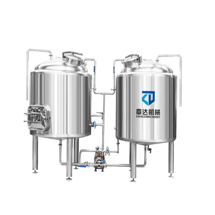 Brewhouse Stainless Steel Beer Fermentation Machine Craft Beer Brewery Equipment Turnkey Project 500L 1000L