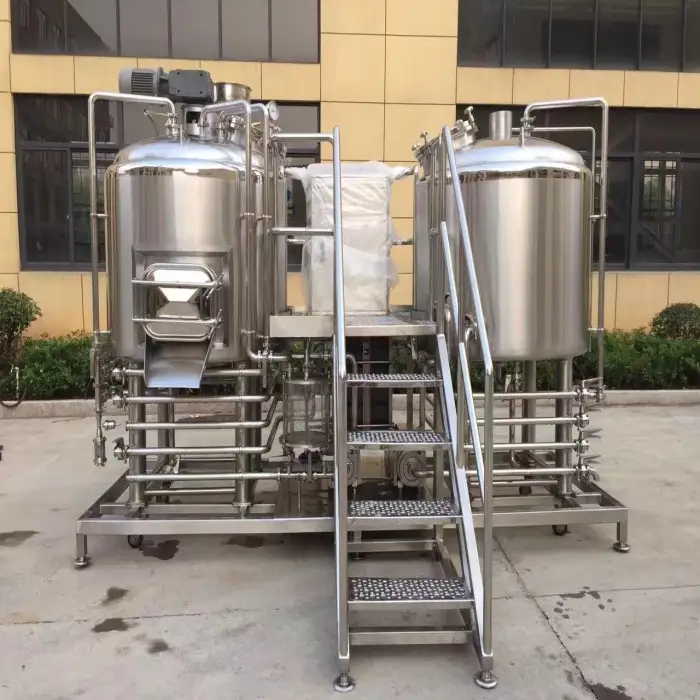 Brewhouse Stainless Steel Beer Fermentation Machine Craft Beer Brewery Equipment Turnkey Project 500L 1000L