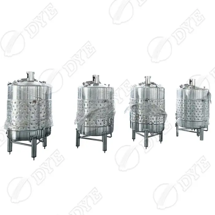 Stainless Steel Winery Fermenter Brewery Equipments Fruits Wine Fermentation Tanks