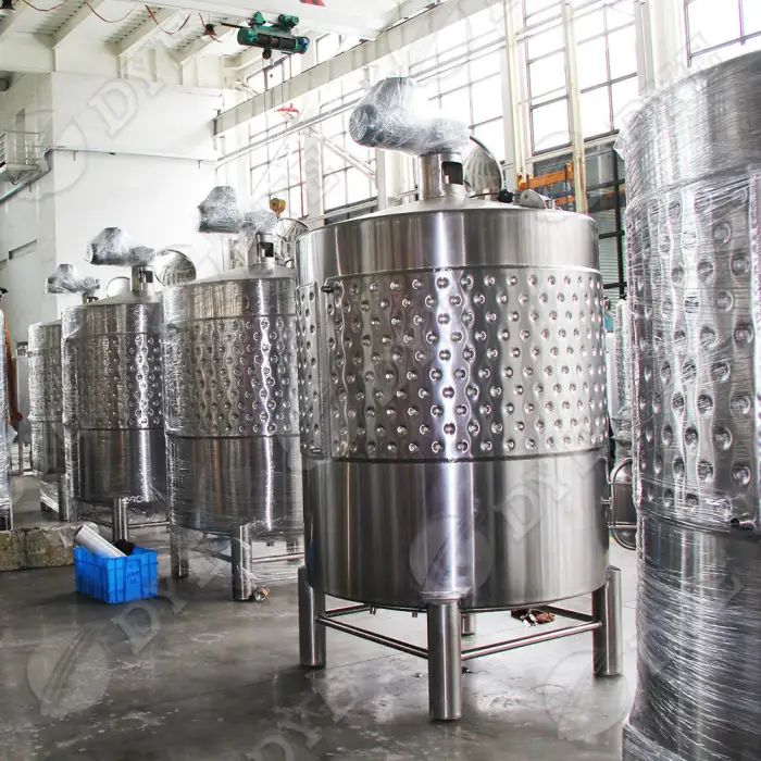 Stainless Steel Winery Fermenter Brewery Equipments Fruits Wine Fermentation Tanks