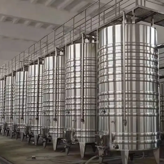 Beverage Wine Fermentation Tanks Stainless Steel Wine Fermenting Equipment