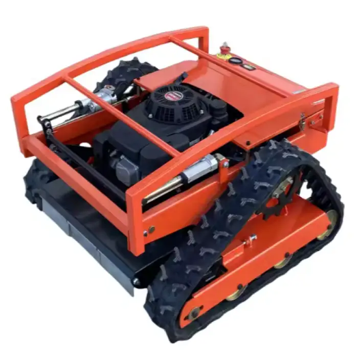 Self Propelled Zero Turn Lawn Mower Remote Control Gasoline Professional Robot Grass Cutting