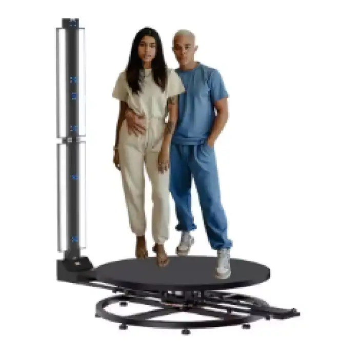 360-Degree Panoramic Camera Rotating USB Interface 3D Figurine Scanner Desktop Mannequin Scanning Equipment